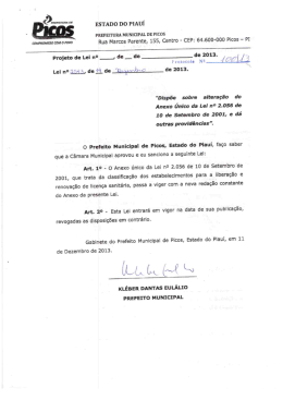 Lei_2543_2013 - Prefeitura de Picos