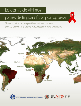 Epidemia de VIH nos pa&iacute;ses de l&iacute;ngua oficial portuguesa