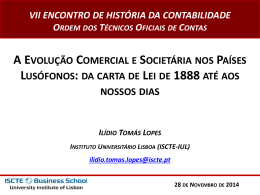 a evolu&ccedil;&atilde;o comercial e societ&aacute;ria nos pa&iacute;ses lus&oacute;fonos