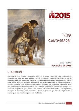 “VIDA CONSAGRADA”