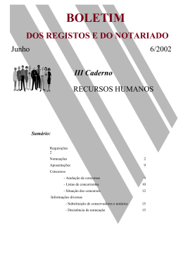 III Caderno - Recursos Humanos - Instituto dos Registos e Notariado