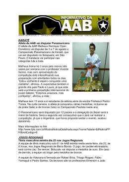 Edição 15 - 2011 - Associação Atlética Botucatuense