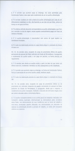 &scaron; 2&deg; O servidor que acumule cargo ou emprego, nos casos