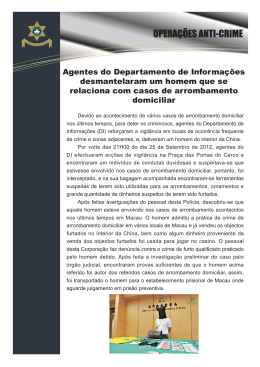 Agentes do Departamento de Informa&ccedil;&otilde;es desmantelaram um