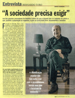 A sociedade precisa exigir