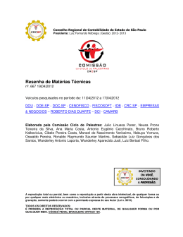 Resenha de Mat&eacute;rias T&eacute;cnicas