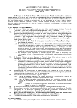 Edital - Cotec - Universidade Estadual de Montes Claros