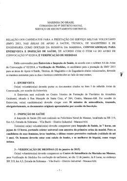 (sMV) 2015, NAS &Aacute;REAS DE APOIO A SA&Uacute;DE