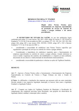 RESOLU&Ccedil;&Atilde;O SESA N&ordm; 374/2015