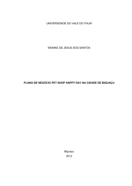 UNIVERSIDADE DO VALE DO ITAJA&Iacute;