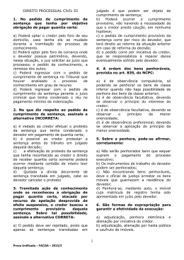 prova s&eacute;timo per&iacute;odo noturno