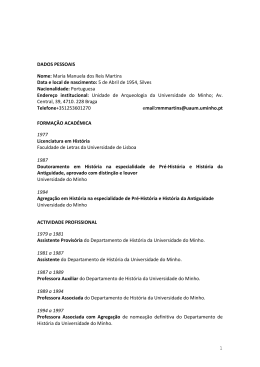 Maria Manuela dos Reis Martins Professora Catedr&aacute;tica