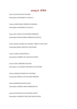 2013 segundo semestre IFES