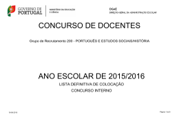 Coloca&ccedil;&atilde;o