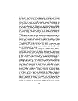 1&iexcl;Ifaneceu. D Professor I`&Iacute;uz,r Luis Gomes falou-nos longa