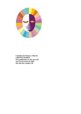 Poemas de Autoria Pr&oacute;pria