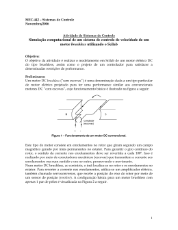 Simula&ccedil;&atilde;o computacional de um sistema de controle de velocidade