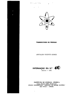 INFORMAÇÃO IEA N.° 4€