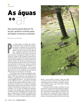 As águas - Revista Pesquisa FAPESP