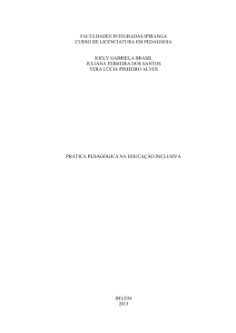 faculdades integradas ipiranga curso de licenciatura em pedagogia