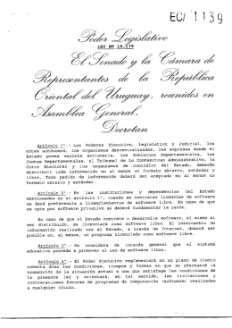 Art&iacute;culo 1&deg; . &mdash; Los Poderes Ejecutivo, Legislativo y Judicial , los