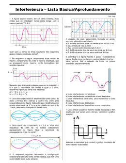 Interferência – Lista Básica/Aprofundamento