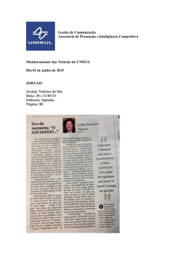 Gest&atilde;o de Comunica&ccedil;&atilde;o Assessoria de Promo&ccedil;&atilde;o e