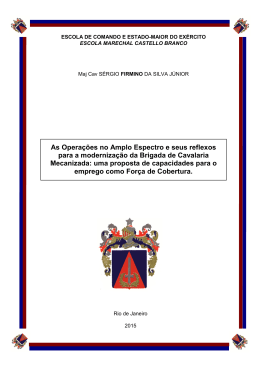 As Opera&ccedil;&otilde;es no Amplo Espectro e seus reflexos para a