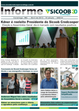 jornal corel x5.cdr - Novidades SICOOB CREDCOOPER