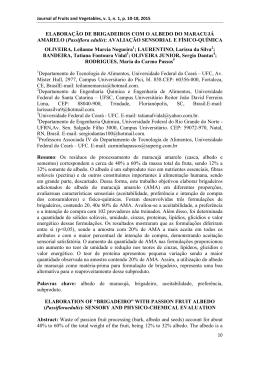 ELABORA&Ccedil;&Atilde;O DE BRIGADEIROS COM O ALBEDO DO