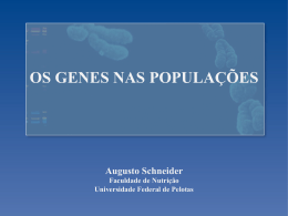 Aula 04 – Os genes nas populações