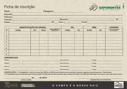 Inscri&ccedil;&otilde;es