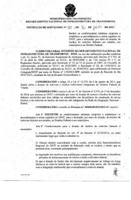Instru&ccedil;&atilde;o Servi&ccedil;o DG N&ordm; 05