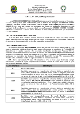 Abertura: Edital n&ordm; 0056 de 2015 - Comvest