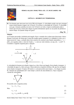 Problemas Resolvidos de F&iacute;sica