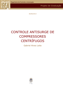 controle antisurge de compressores centr&iacute;fugos