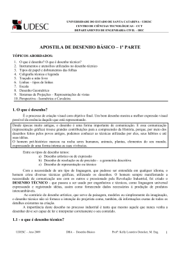 APOSTILA DE DESENHO B&Aacute;SICO &ndash; 1&ordf; PARTE