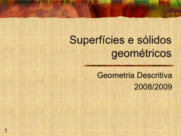 Superfícies e sólidos geométricos