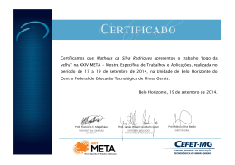 Certificamos que Matheus da Silva Rodrigues - DEPT - Cefet-MG
