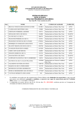 EDITAL N&ordm; 057/07