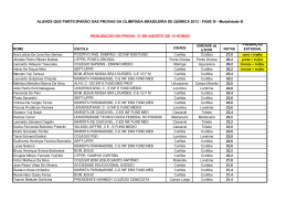 RESULTADOS ESTADUAIS DA OPRQ_2013