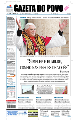 simples e humilde, confio nas preces de voc&ecirc;s