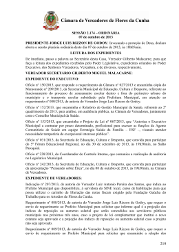 SESS&Atilde;O 2.174 &ndash; ORDIN&Aacute;RIA 07 de outubro de 2013 PRESIDENTE