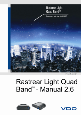 Rastrear Light Quad Band &ndash; Manual 2.6