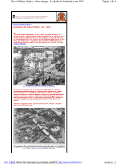 Página 1 de 3 Novo Milênio: Santos - fotos antigas