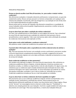 PERGUNTAS FREQUENTES Porque eu deveria escolher Josef