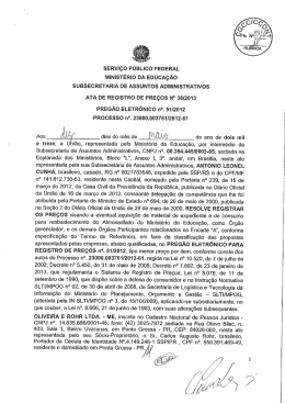 Oliveira e Rohr Ltda. - Ministério da Educação