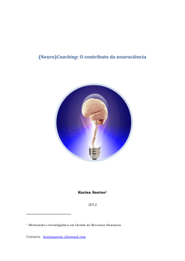 (Neuro)Coaching: O contributo da neuroci&ecirc;ncia