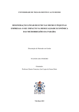 desonera&ccedil;&atilde;o linear do icms nas micro e pequenas empresas