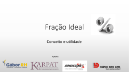 Fra&ccedil;&atilde;o Ideal